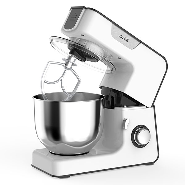 RO-06SMB 3 IN 1 Mixer, Meat Grinder & Blender 1000W With 8 Speeds, 5.2L Stainless Steel Bowl, 