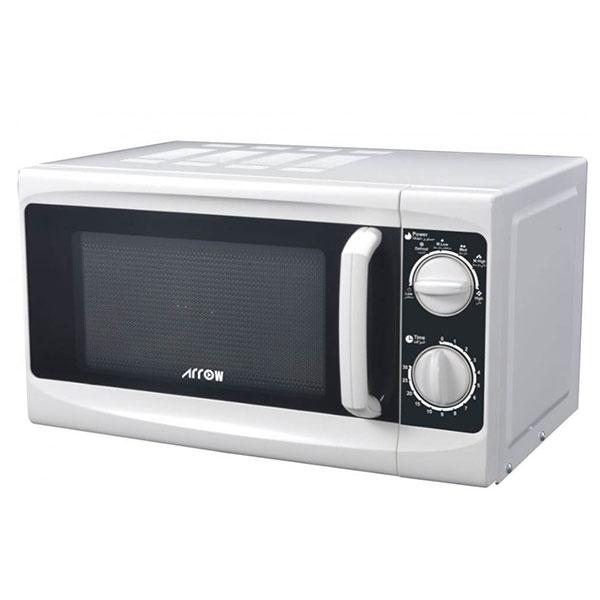 RO-20MG 20L Microwave Oven Mechanical,700W 6 Micro Levels white Defrost Setting Manual Panel 