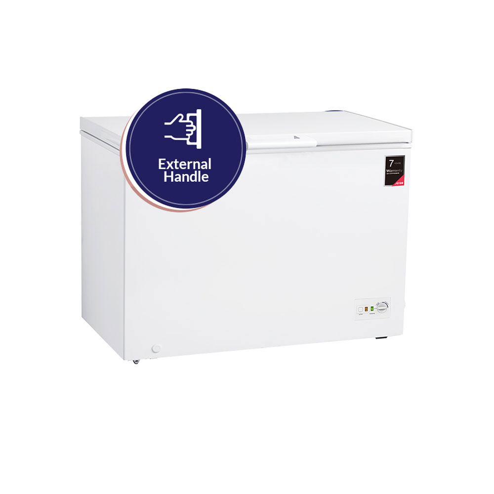 Arrow Chest Freezer 13.4 CU.FT, 380 Liters ,White RO-500F