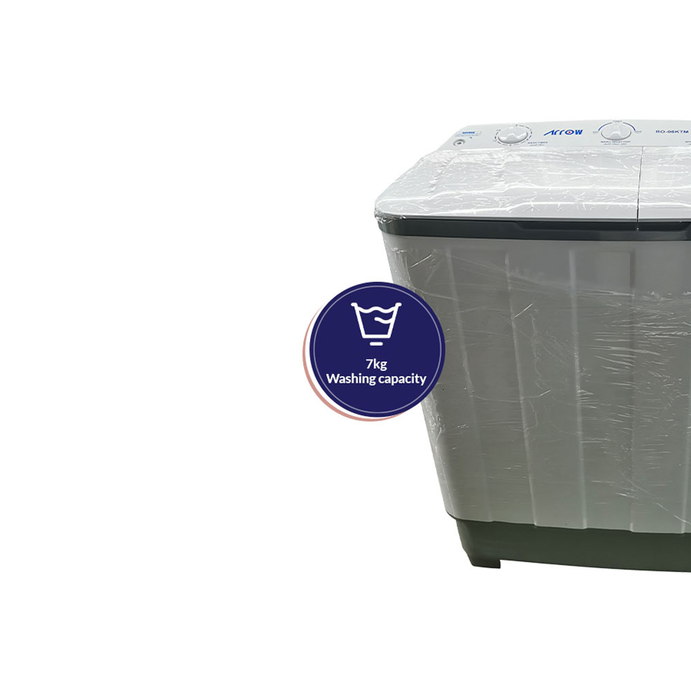 ARROW TWIN TUB SEMI AUTOMATIC WASHING MACHINE, 7 KG, RO-08KTM