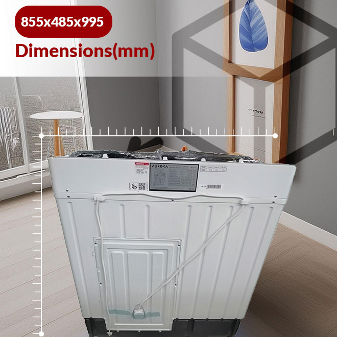 AURORA Twin tub Washing Machine 10Kg AR-11TTH