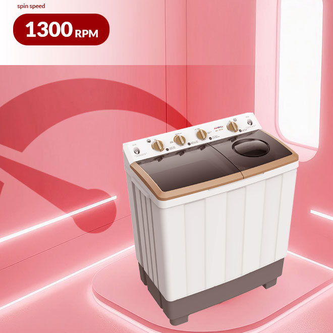 AURORA Twin tub Washing Machine 10Kg AR-11TTH