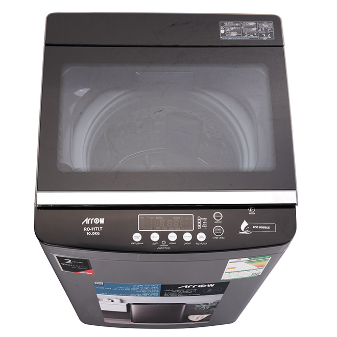 10KG Top Loading Automatic Washing Machine, 9 Programs, Tempered Glass Lid | Model Name: RO-11TLT