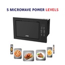 RO-25MWBI, ARROW BUILT-IN MICROWAVE WITH GRILL FUNCTION 850W OUTPUT POWER, 1100W GRILL