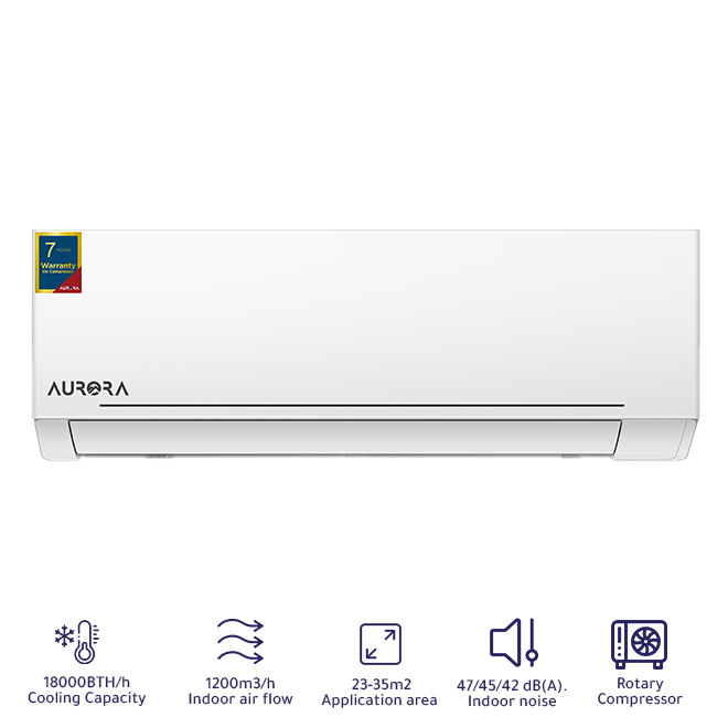 AURORA SPLIT AC, 18000 BTU, COOLING ONLY, AR-18SPHC