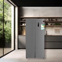 ARROW SIDE BY SIDE NO-FROST REFRIGERATOR, 429L, 15.20 FEET, INVERTER COMPRESSOR,SILVER , RO-700SNS