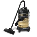 25L Drum Vacuum Cleaner, 2200W Power, 5M Cord, Black & Golden | RO-25VSY