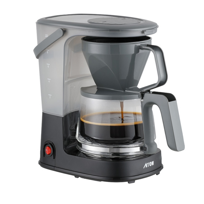 Brew Perfect Coffee Anytime – 1.2L Coffee Maker in Black & Dark Grey | RO-125CMD