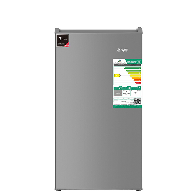 ARROW SINGLE DOOR DEFROST REFRIGERATOR, 83L, SILVER , RO-130RDS