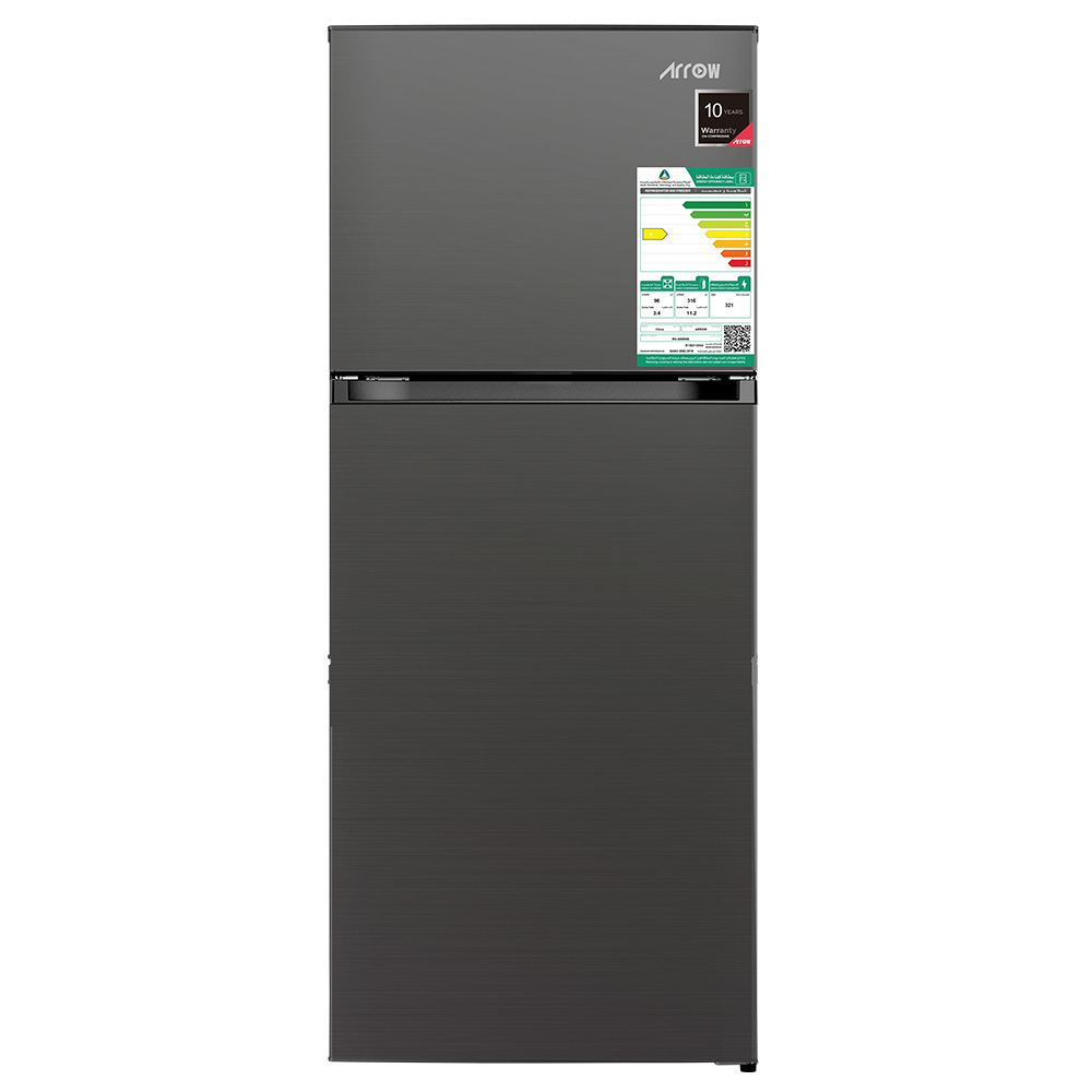 ARROW DOUBLE DOOR NO-FROST REFRIGERATOR, 412L, 14.6 FEET , INVERTER COMPRESSOR,INOX , RO-585RNS