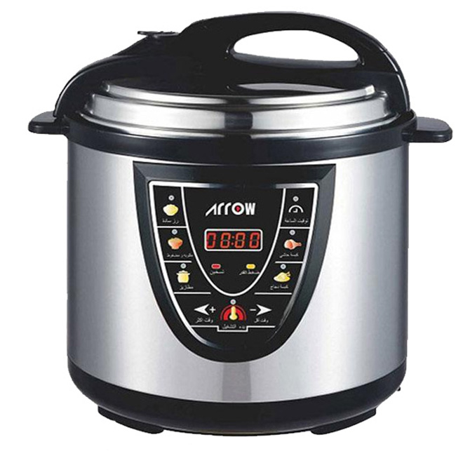 12L Electric Pressure Cooker, 1600W Power, Multi-Functional, Stainless Steel Housing | RO-12SEC