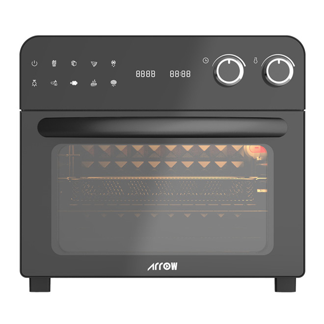 ARROW AIR FRYER OVEN 23L 1700W WITH GLASS DOOR RO-25AFB