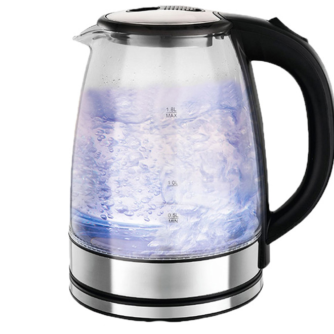 Borosilicate Glass 1.8L Electric Kettle | RO-18LKTG