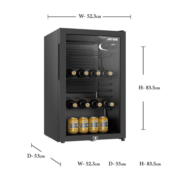 ثلاجة ارو تبريد للمكتب والمنزل, RO-140SCH