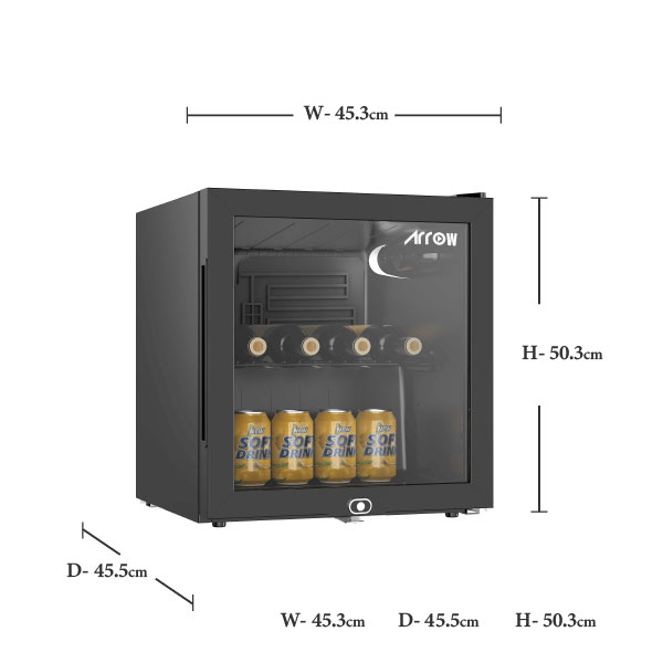 ثلاجة ارو تبريد للمكتب والمنزل, RO-60SCH