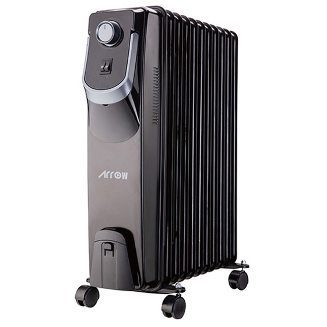 2500W Electric Oil Heater with 11 Fins | RO-11OHSB