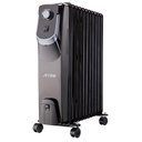 Electric Oil Heater 2500W with 15 Fins & Adjustable Thermostat | RO-15OHSB