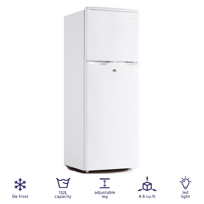 ARROW TOP FREEZER REFRIGERATOR,4.6 CU.FT,132 LTR,DEFROST , RO-220RDH , White 