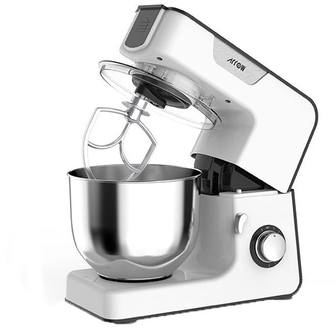 3-in-1 Stand Mixer with Meat Grinder & Blender | 1000W Power & 8 Speeds | RO-06SMB