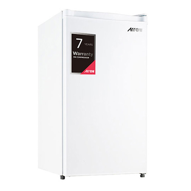 Arrow single door White Refrigerator with Light, 86L, 3 Cu. ft Defrost , RO-135RDK , White