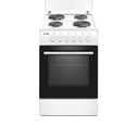 Arrow Free-standing electric Oven 50x60 with 4 Hotplates, Double Glass Door, and Thermostat - White | RO-50LEFK