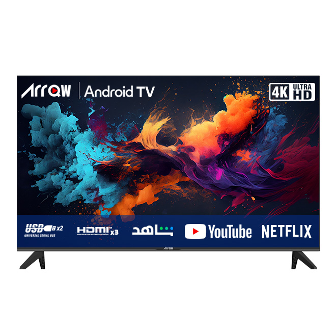 Arrqw 55'' Inch 4K UHD Smart LED TV RO-55LPS