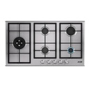 Built-in Gas Hob, 90 cm, Cast Iron Pan Supports, 1 double side burner,frontal knobs, Italian Made RO- HG905SHDK