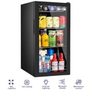 ARROW 90L COOLING CABINET WITH LED LIGHT, BLACK , RO-110SCK