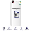 Arrow Double Door Refrigerator 230L Fridge & 70L Freezer , Manual Defrost, Icebox & Lock & Key, White  RO-470RDK