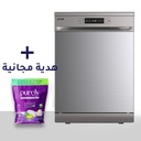 15 SETS DISHWASHER, 8 PROGRAMS, SILVER COLOR, 3 BASKETS, AUTO DOOR OPENING FUNCTION , RO-15DWGS