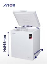 Arrow horizontal freezer, 100 liters, white color - Image 4