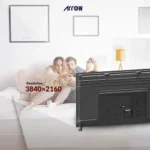 ⁦تلفزيون ARRQW ‎55 بوصة LED ذكي بنظام WebOS، موديل RO-55LPW⁩ - الصورة ⁦6⁩