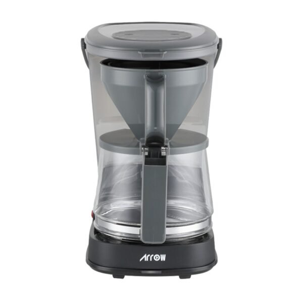 اصنع قهوة مثالية في أي وقت – ماكينة صنع القهوة بسعة 1.2 لتر باللونين الأسود والرمادي الداكن | RO-125CMD