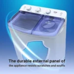 ⁦ارو غسالة بحوضين سعة 6 كجم RO-07TTB⁩ - الصورة ⁦4⁩