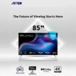 ⁦تلفزيون ARRQW ‎85‎ بوصة QLED بدقة ‎4K‎، نظام Google TV 5.0، مزود بتقنية Dolby Vision/Atmos وتحديث 120 هرتز | RO-85LCQ120⁩ - الصورة ⁦2⁩