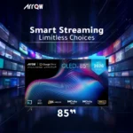 ⁦تلفزيون ARRQW ‎85‎ بوصة QLED بدقة ‎4K‎، نظام Google TV 5.0، مزود بتقنية Dolby Vision/Atmos وتحديث 120 هرتز | RO-85LCQ120⁩ - الصورة ⁦4⁩