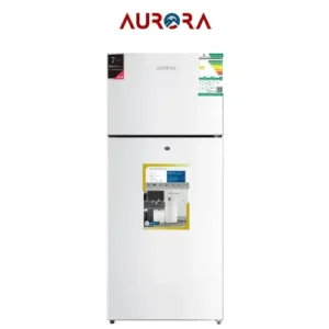 ثلاجة ببابين سعة 396 لترًا، ثلاجة سعة 295 لترًا، فريزر سعة 101 لترًا، تحكم إلكتروني، إذابة ثلج تلقائية، كفاءة طاقة من الفئة D وفقًا لمعايير SASO، مستوى ضوضاء 42 ديسيبل، رفان زجاجيان قابلان للتعديل، 4 شرفات شفافة في الباب، إضاءة داخلية، قفل ومفتاح | اللون: فضي | رقم الموديل: AR-580RNK