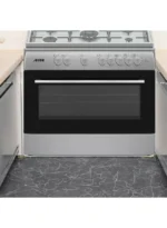 ⁦موقد غاز بخمس شعلات، مقاس 90×60 سم | شعلات ساباف كاملة | خزانة تسخين | لون فضي | موقد آمن بالكامل | مصنوع من الفولاذ المقاوم للصدأ | اسم الموديل: RO-9060-GSF صنع في مصر⁩ - الصورة ⁦9⁩