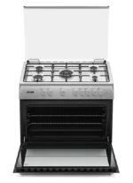 ⁦موقد بخمس شعلات - فرن وشواية - أمان كامل - 90×60 سم - صنع في مصر - RO-9060GSF⁩ - الصورة ⁦3⁩