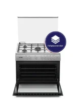 ⁦موقد بخمس شعلات - فرن وشواية - أمان كامل - 90×60 سم - صنع في مصر - RO-9060GSF⁩ - الصورة ⁦8⁩