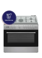 ⁦موقد غاز 90×60 سم، 5 شعلات غاز، مزود بنظام أمان كامل مع مروحة تبريد، صناعة تركية | الموديل: RO-9060GSKS-CF⁩ - الصورة ⁦6⁩