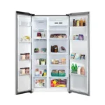 ⁦ثلاجة أورورا جنبًا إلى جنب - لون اينوكس - نو فروست - AR-840SNFT⁩ - الصورة ⁦2⁩