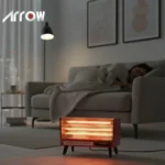 ⁦مدفأة كوارتز عالية الكفاءة مع مفتاح أمان لمنع الانقلاب | RO-CP2400H⁩ - الصورة ⁦7⁩