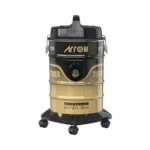 ⁦مكنسة كهربائية أسطوانية سعة 25 لتر، قوة 2000 وات، سلك بطول 5 أمتار، أسود وذهبي | RO-25VSY⁩ - الصورة ⁦3⁩