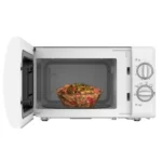 ⁦ميكرويف تحكم يدوي سعة 20 لترًا، بقوة خرج 700 وات، أبيض | RO-20MW⁩ - الصورة ⁦4⁩